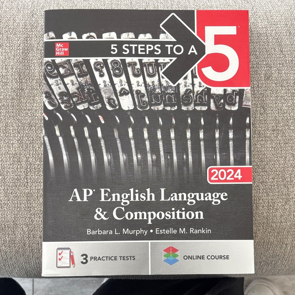 5 Steps to a 5 AP English Language & Composition 2024 Book